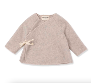 beige bamboo wrap top