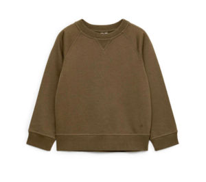 brown sweatshirt