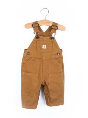 carharrt kids brown vintage dungarees