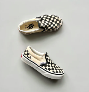 checkerboard kids vans
