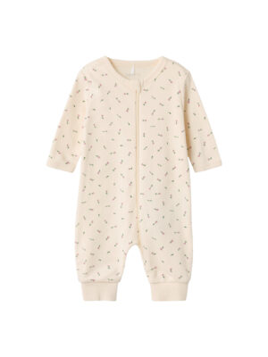 floral baby sleepsuit