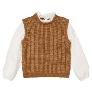 knitted tank and blouse