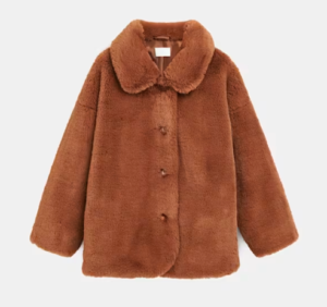 girls teddy faux fur coat