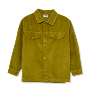green cord overshirt