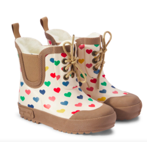 heart rain boots