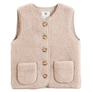 kids sherpa gilet