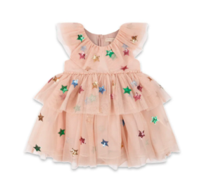 pink star party dress
