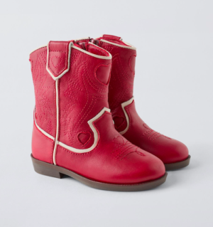 red cowboy boots
