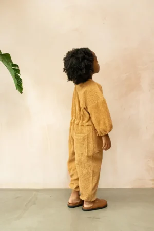 teddy fleece overalls