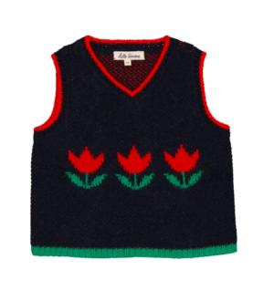 tulip knit vest
