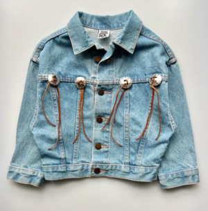 vintage kids western denim jacket