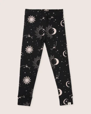 black astrology leggings