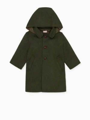 boys khaki wool coat