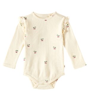 cherry baby bodysuit