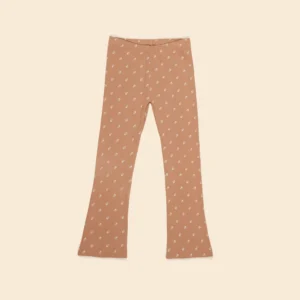 floral flared leggings