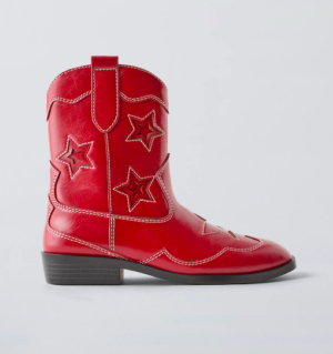 girls red cowboy boots
