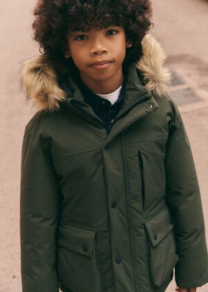 khaki parka