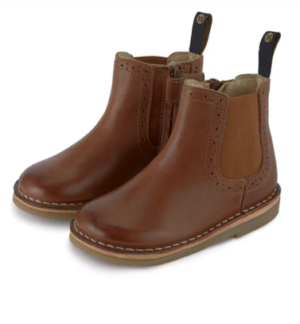 kids brown chelsea boots