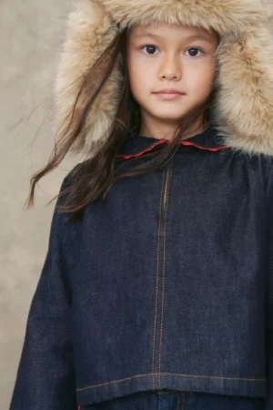 girls faux fur hat