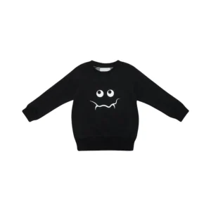 black kids monster sweatshirt
