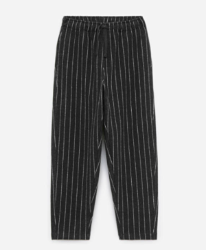 kids pinstripe cotton sweatpants