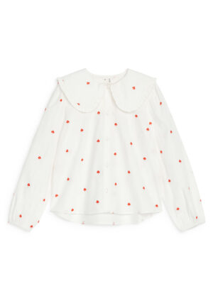 kids toadstool print blouse