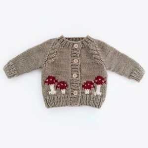 mushroom cardigan