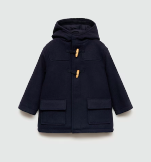 younger boys navy duffle coat