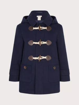 boys navy duffle coat