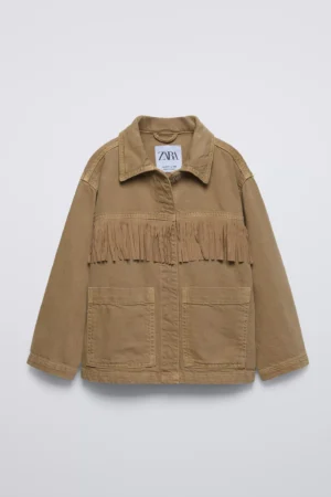 older girls fringed jacket