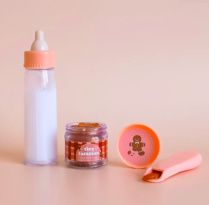 baby doll food bottle christmas set