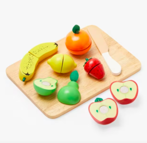 chopping food play set
