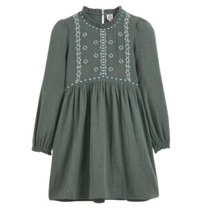 girls embroidered boho dress