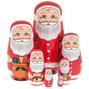 father christmas nesting dolls