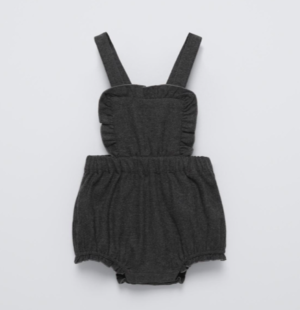 grey flannel romper