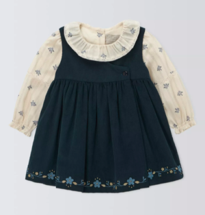 heritage baby blouse and dress set