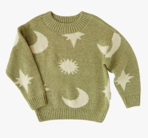 kids moon sweater