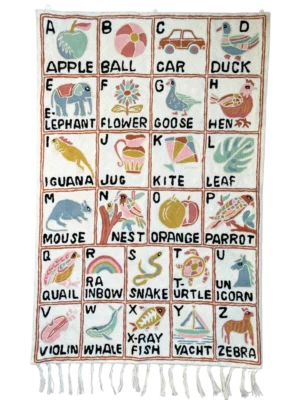 alphabet wall hanging