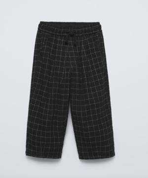 boys check trousers
