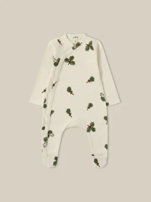 holly baby sleepsuit