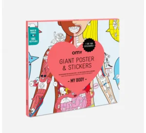 kids giant body poster