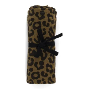 leopard print swaddle