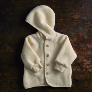 cream baby fleece jacket