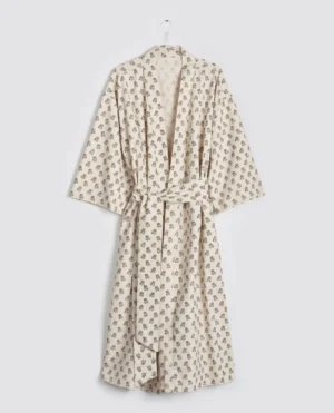 organic cotton dressing gown