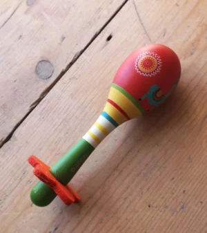 wooden maraca