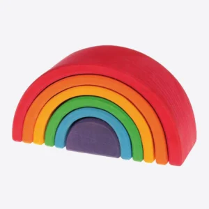 baby wooden rainbow stacker