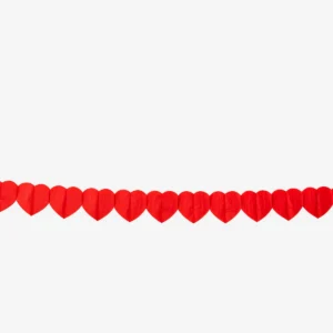 heart paper garland