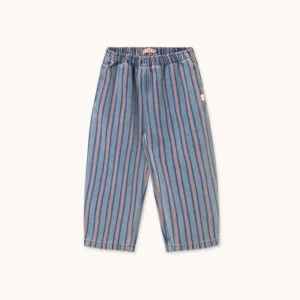 kids denim striped trousers