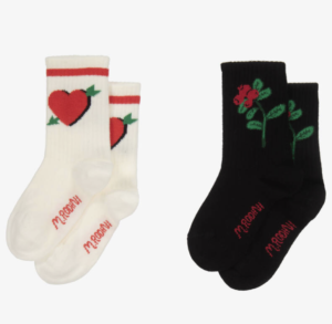 kids heart socks