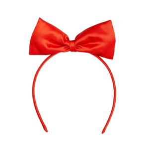 red bow hairband